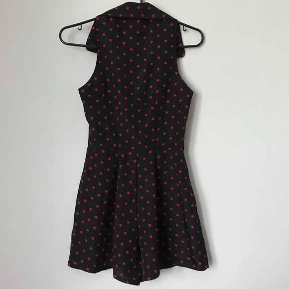 Urban Outfitters Polka Dot Collared Romper - Picture 5 of 5